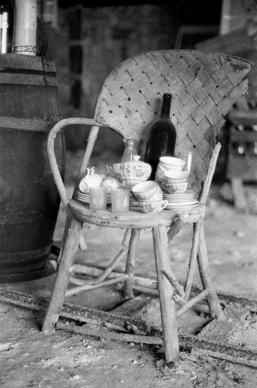 Photo argentique noir et blanc