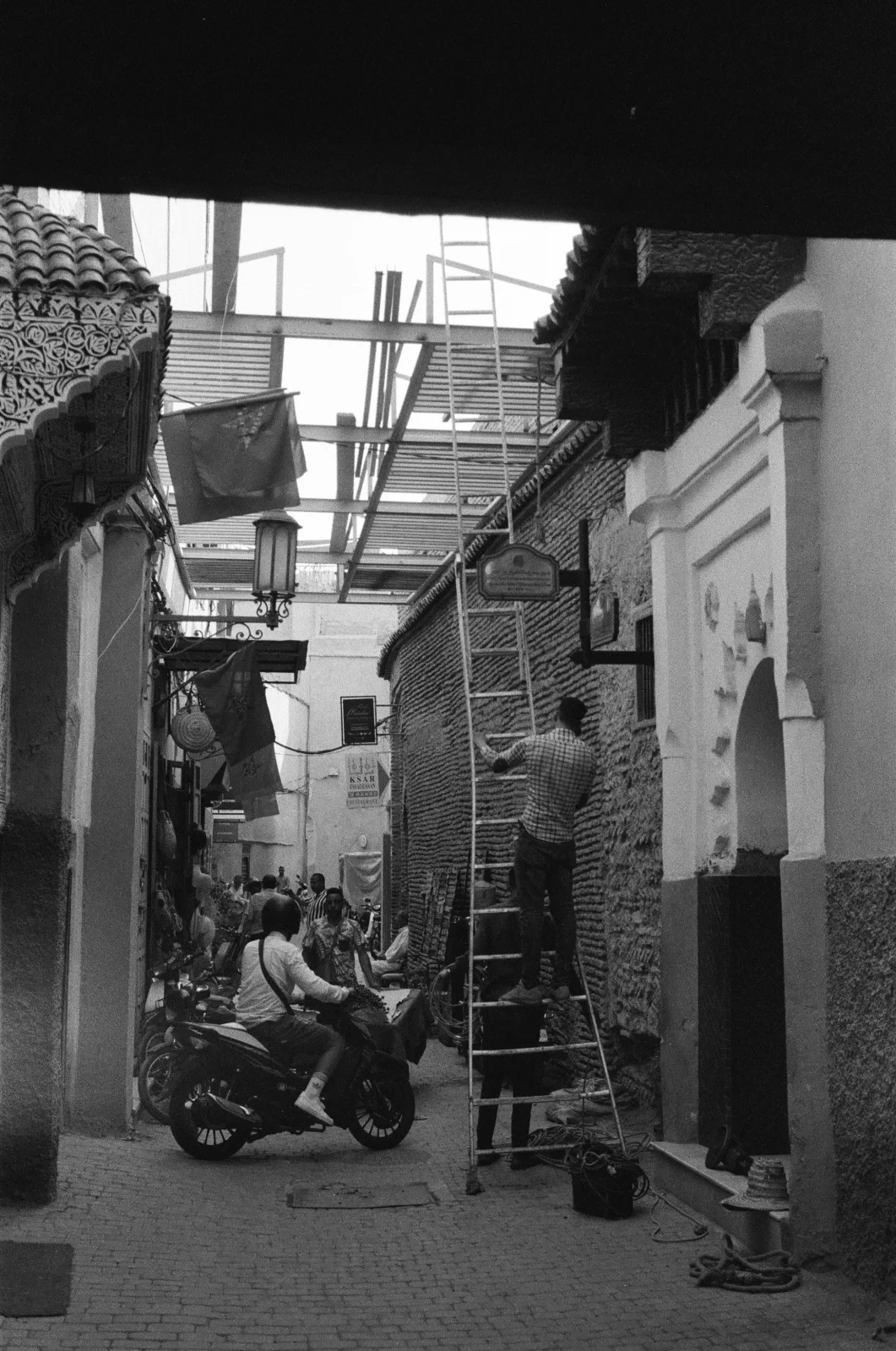 Photo argentique noir et blanc